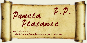 Pamela Platanić vizit kartica